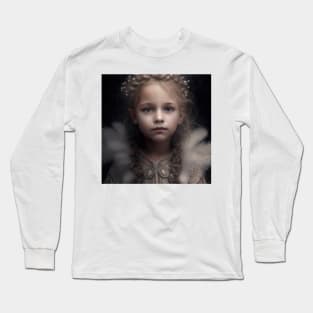 Young Girl in An Elaborate Garment Long Sleeve T-Shirt